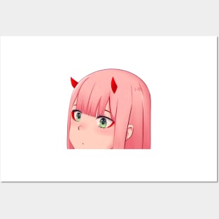 ZERO TWO PEEK, darling in the franx Posters and Art